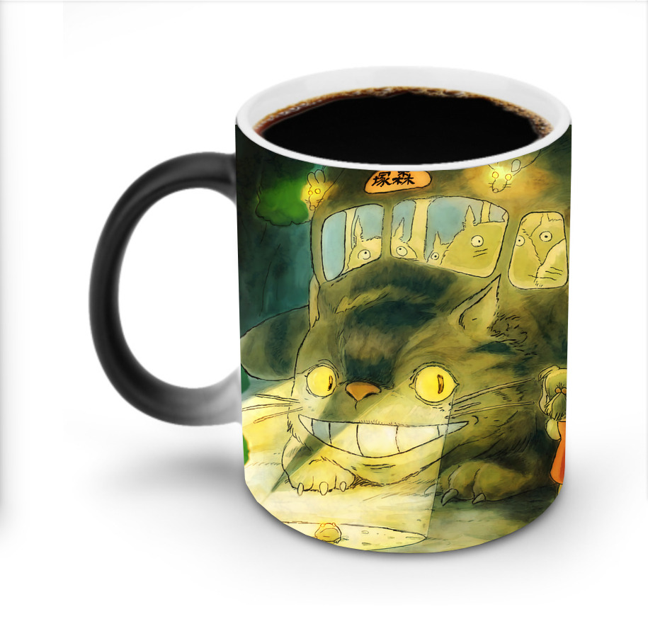 （画像用） となりのトトロ 草壁メイ 草壁サツキ My Neighbor Totoro Satsuki Kusakabe Mei Kusakabe 温度変色マグカップ