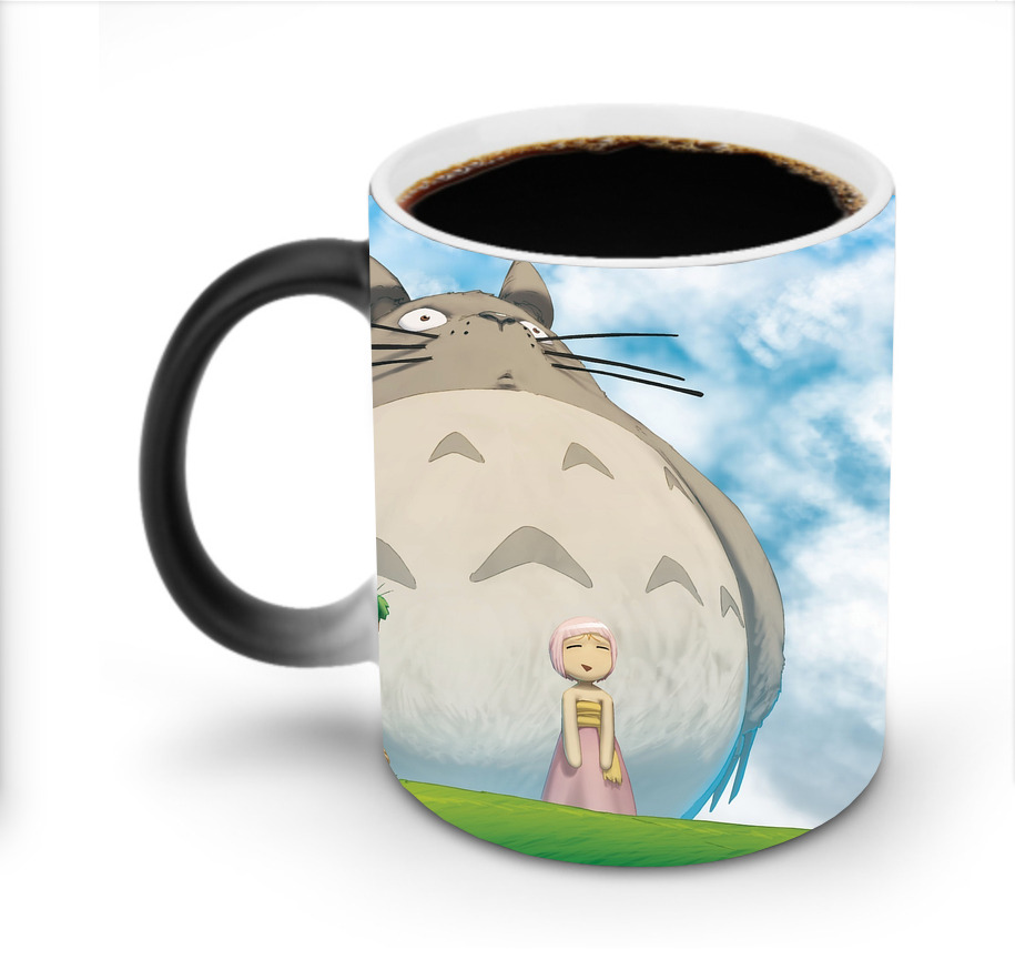 （画像用） となりのトトロ 草壁メイ 草壁サツキ My Neighbor Totoro Satsuki Kusakabe Mei Kusakabe 温度変色マグカップ