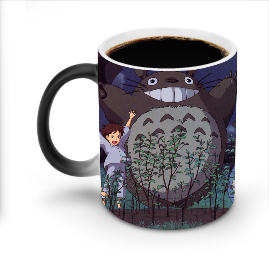 （画像用） となりのトトロ 草壁メイ 草壁サツキ My Neighbor Totoro Satsuki Kusakabe Mei Kusakabe 温度変色マグカップ