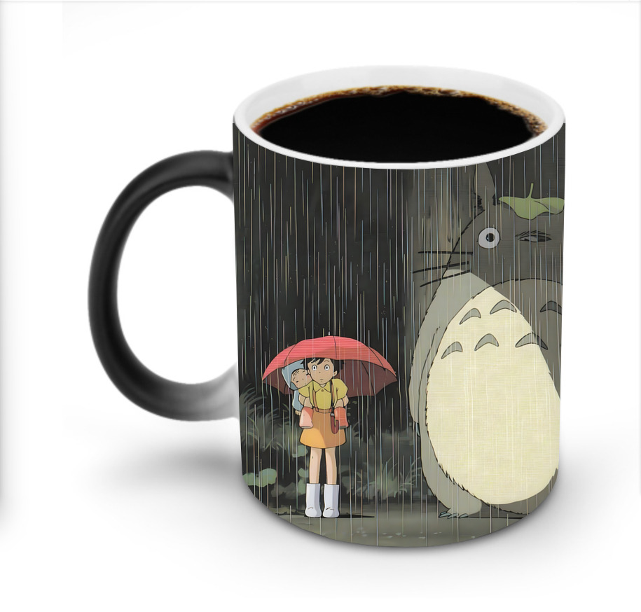 （画像用） となりのトトロ 草壁メイ 草壁サツキ My Neighbor Totoro Satsuki Kusakabe Mei Kusakabe 温度変色マグカップ