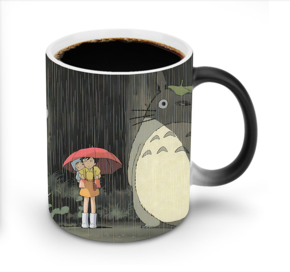 （画像用） となりのトトロ 草壁メイ 草壁サツキ My Neighbor Totoro Satsuki Kusakabe Mei Kusakabe 温度変色マグカップ