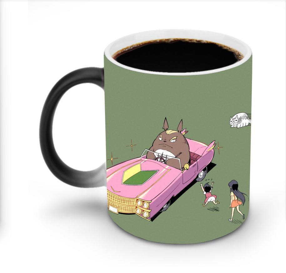 （画像用） となりのトトロ 草壁メイ 草壁サツキ My Neighbor Totoro Satsuki Kusakabe Mei Kusakabe 温度変色マグカップ