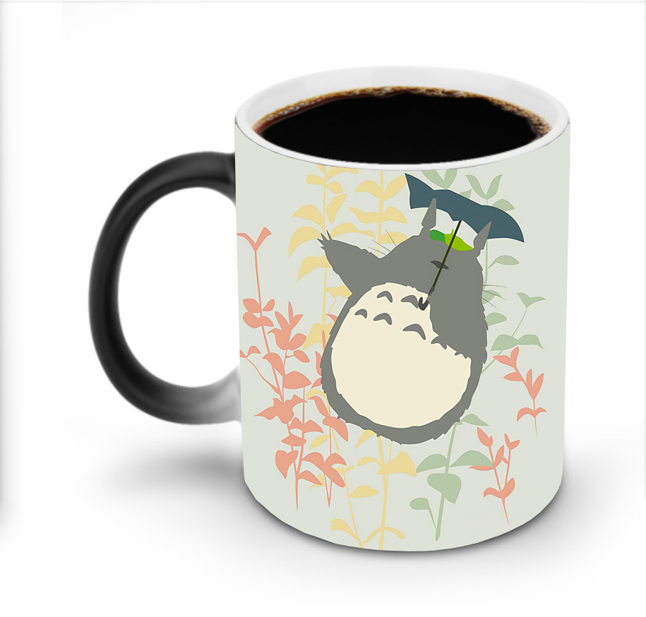 （画像用） となりのトトロ 草壁メイ 草壁サツキ My Neighbor Totoro Satsuki Kusakabe Mei Kusakabe 温度変色マグカップ