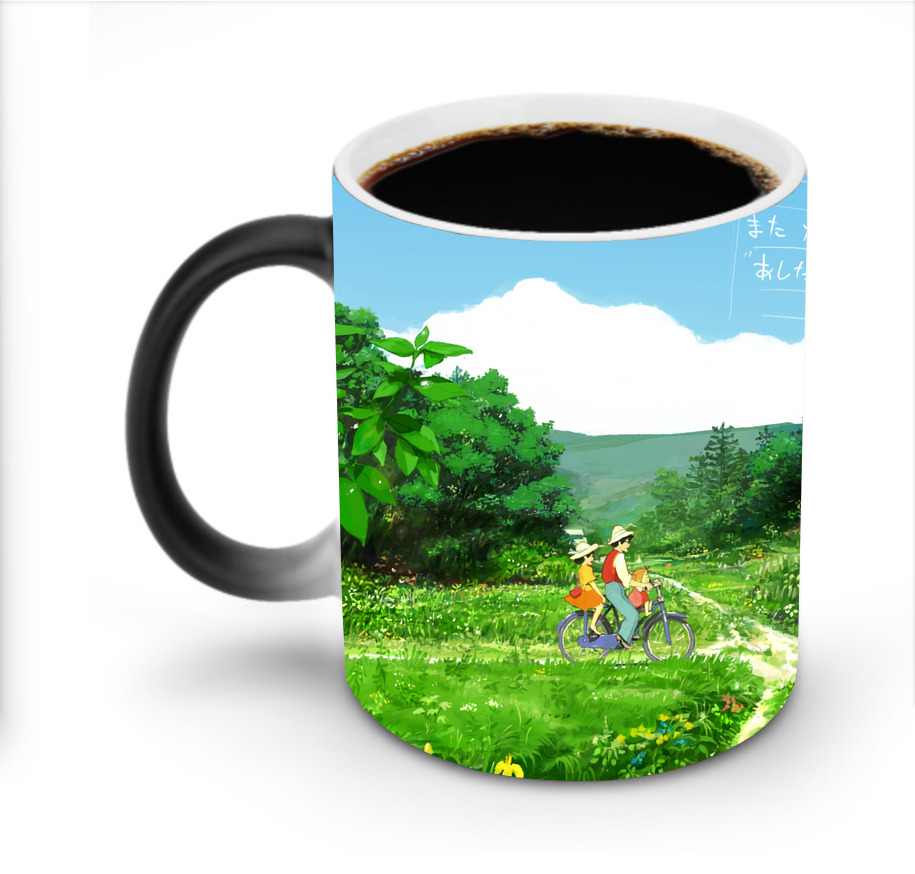（画像用） となりのトトロ 草壁メイ 草壁サツキ My Neighbor Totoro Satsuki Kusakabe Mei Kusakabe 温度変色マグカップ