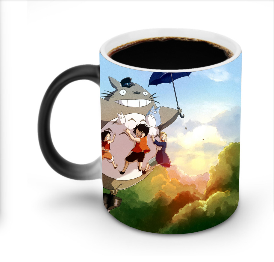 （画像用） となりのトトロ 草壁メイ 草壁サツキ My Neighbor Totoro Satsuki Kusakabe Mei Kusakabe 温度変色マグカップ