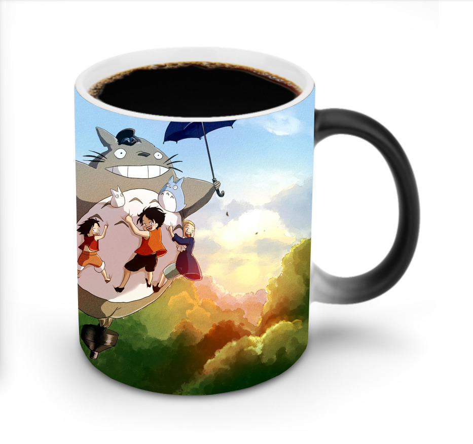 （画像用） となりのトトロ 草壁メイ 草壁サツキ My Neighbor Totoro Satsuki Kusakabe Mei Kusakabe 温度変色マグカップ