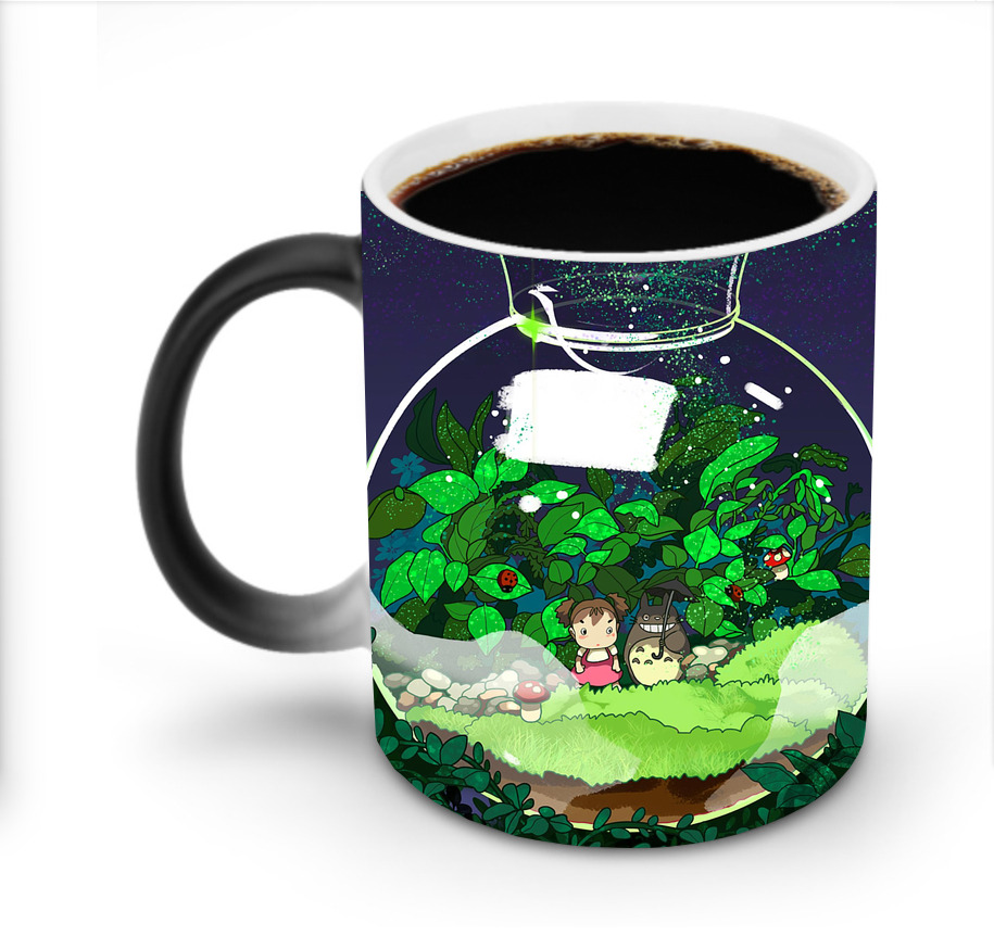 （画像用） となりのトトロ 草壁メイ 草壁サツキ My Neighbor Totoro Satsuki Kusakabe Mei Kusakabe 温度変色マグカップ