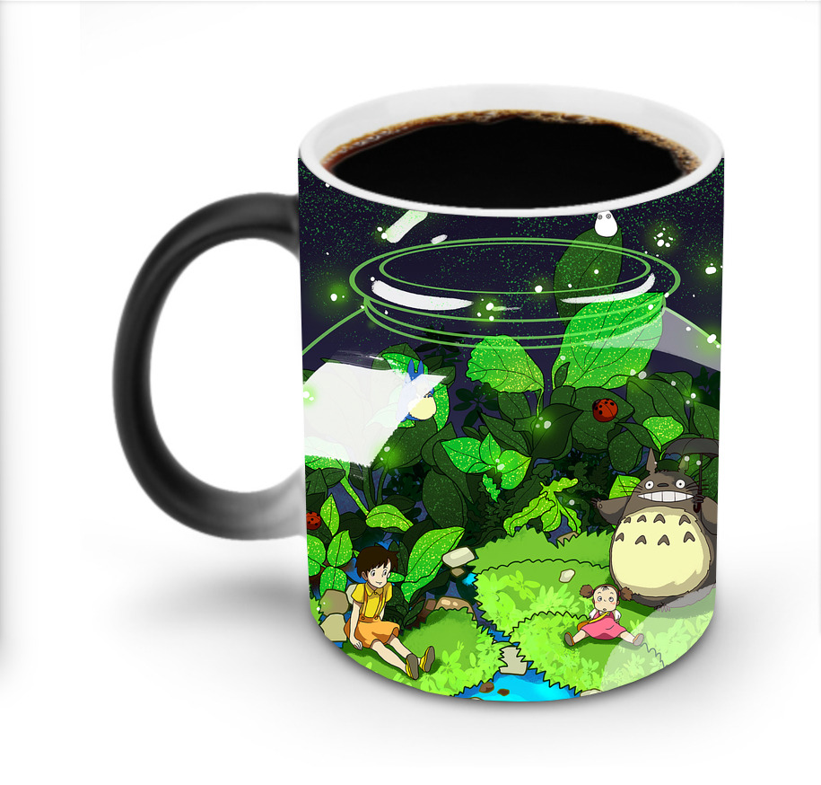 （画像用） となりのトトロ 草壁メイ 草壁サツキ My Neighbor Totoro Satsuki Kusakabe Mei Kusakabe 温度変色マグカップ