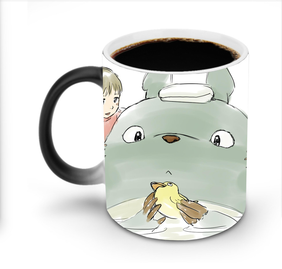 （画像用） となりのトトロ 草壁メイ 草壁サツキ My Neighbor Totoro Satsuki Kusakabe Mei Kusakabe 温度変色マグカップ
