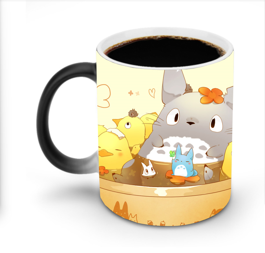 （画像用） となりのトトロ 草壁メイ 草壁サツキ My Neighbor Totoro Satsuki Kusakabe Mei Kusakabe 温度変色マグカップ