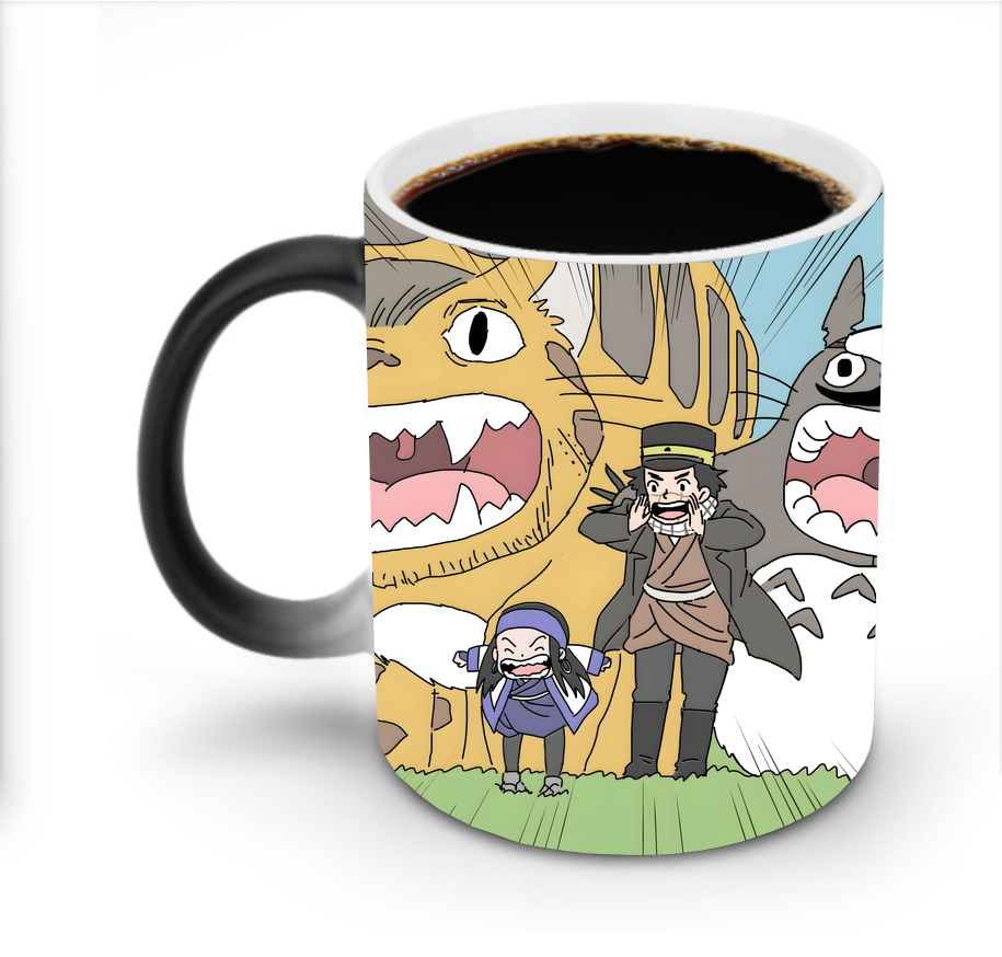 （画像用） となりのトトロ 草壁メイ 草壁サツキ My Neighbor Totoro Satsuki Kusakabe Mei Kusakabe 温度変色マグカップ