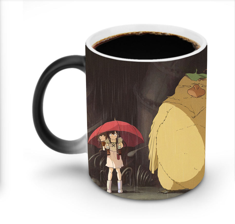 （画像用） となりのトトロ 草壁メイ 草壁サツキ My Neighbor Totoro Satsuki Kusakabe Mei Kusakabe 温度変色マグカップ