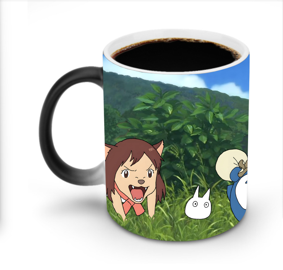 （画像用） となりのトトロ 草壁メイ 草壁サツキ My Neighbor Totoro Satsuki Kusakabe Mei Kusakabe 温度変色マグカップ