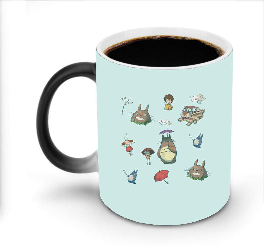 （画像用） となりのトトロ 草壁メイ 草壁サツキ My Neighbor Totoro Satsuki Kusakabe Mei Kusakabe 温度変色マグカップ