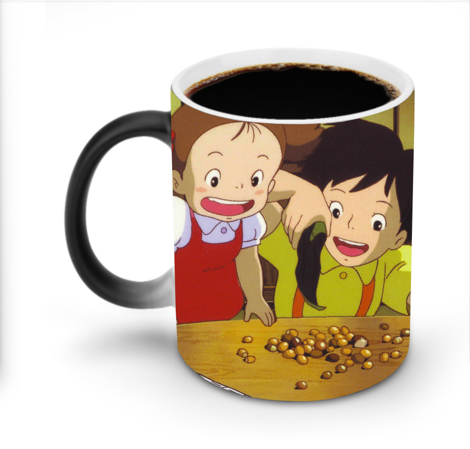 （画像用） となりのトトロ 草壁メイ 草壁サツキ My Neighbor Totoro Satsuki Kusakabe Mei Kusakabe 温度変色マグカップ