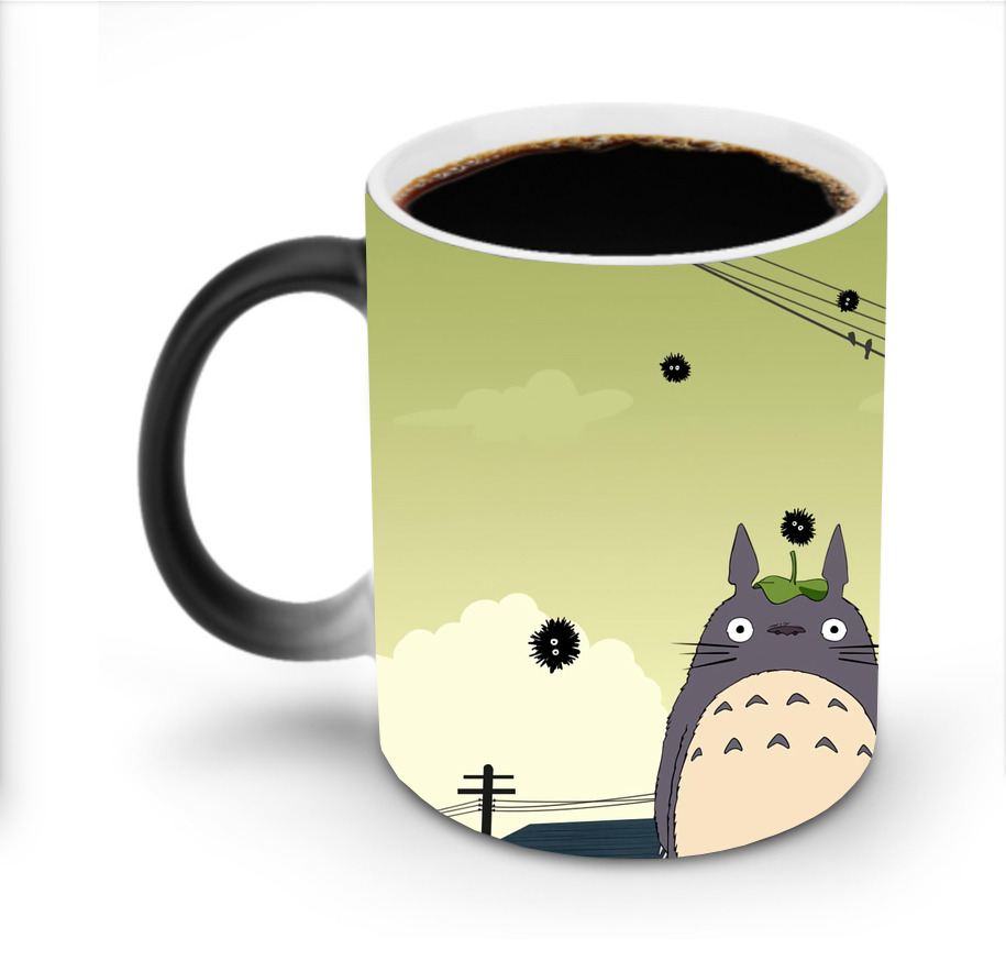 （画像用） となりのトトロ 草壁メイ 草壁サツキ My Neighbor Totoro Satsuki Kusakabe Mei Kusakabe 温度変色マグカップ