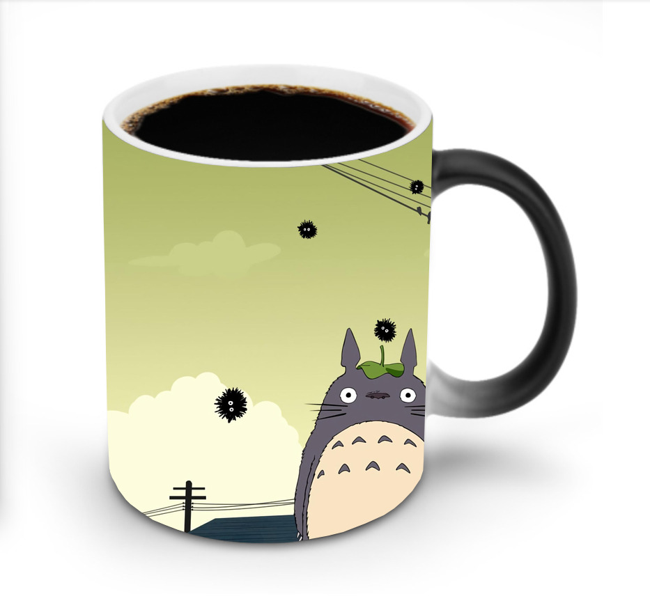 （画像用） となりのトトロ 草壁メイ 草壁サツキ My Neighbor Totoro Satsuki Kusakabe Mei Kusakabe 温度変色マグカップ