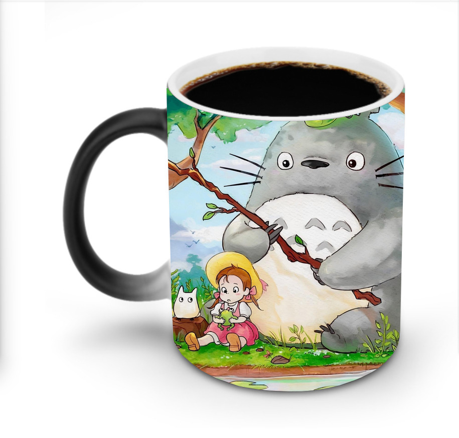 （画像用） となりのトトロ 草壁メイ 草壁サツキ My Neighbor Totoro Satsuki Kusakabe Mei Kusakabe 温度変色マグカップ