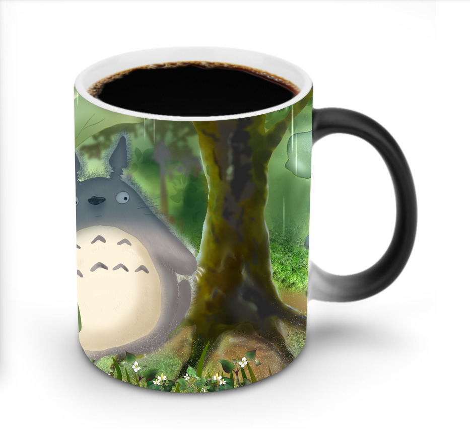（画像用） となりのトトロ 草壁メイ 草壁サツキ My Neighbor Totoro Satsuki Kusakabe Mei Kusakabe 温度変色マグカップ