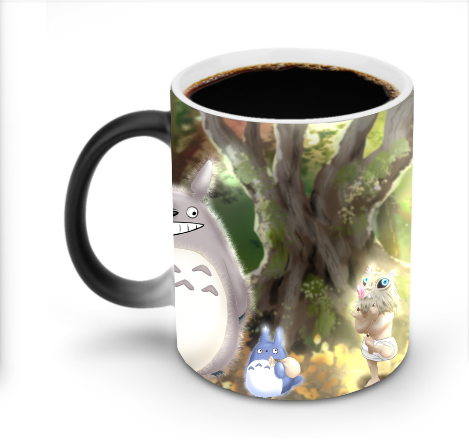 （画像用） となりのトトロ 草壁メイ 草壁サツキ My Neighbor Totoro Satsuki Kusakabe Mei Kusakabe 温度変色マグカップ