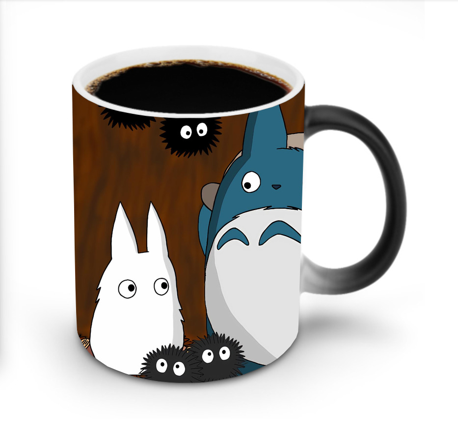 （画像用） となりのトトロ 草壁メイ 草壁サツキ My Neighbor Totoro Satsuki Kusakabe Mei Kusakabe 温度変色マグカップ