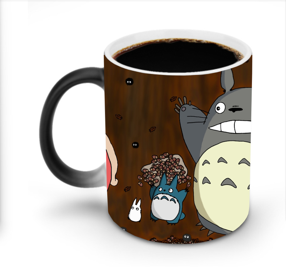 （画像用） となりのトトロ 草壁メイ 草壁サツキ My Neighbor Totoro Satsuki Kusakabe Mei Kusakabe 温度変色マグカップ