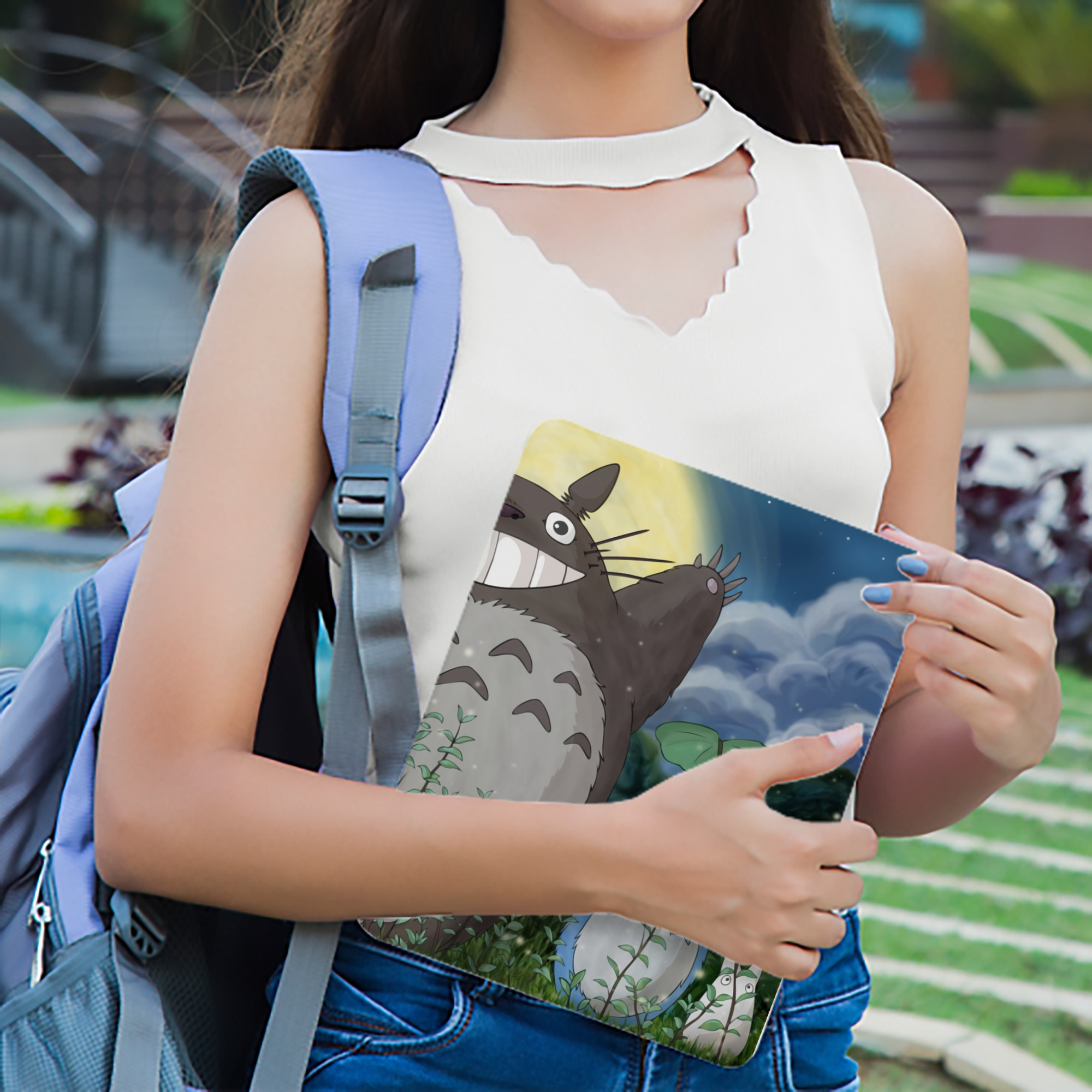 となりのトトロ 草壁メイ 草壁サツキ My Neighbor Totoro Satsuki Kusakabe Mei Kusakabe IPad ケース ブック型 PUレザー TPU 耐衝撃 軽量 薄型 ペン収納なし 全面保護 IPad 各モデル対応