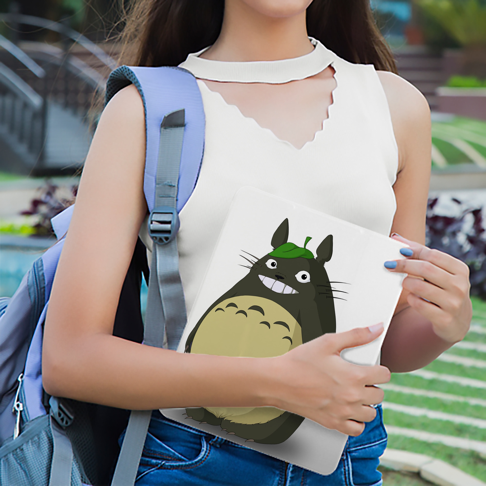 となりのトトロ 草壁メイ 草壁サツキ My Neighbor Totoro Satsuki Kusakabe Mei Kusakabe IPad ケース ブック型 PUレザー TPU 耐衝撃 軽量 薄型 ペン収納なし 全面保護 IPad 各モデル対応