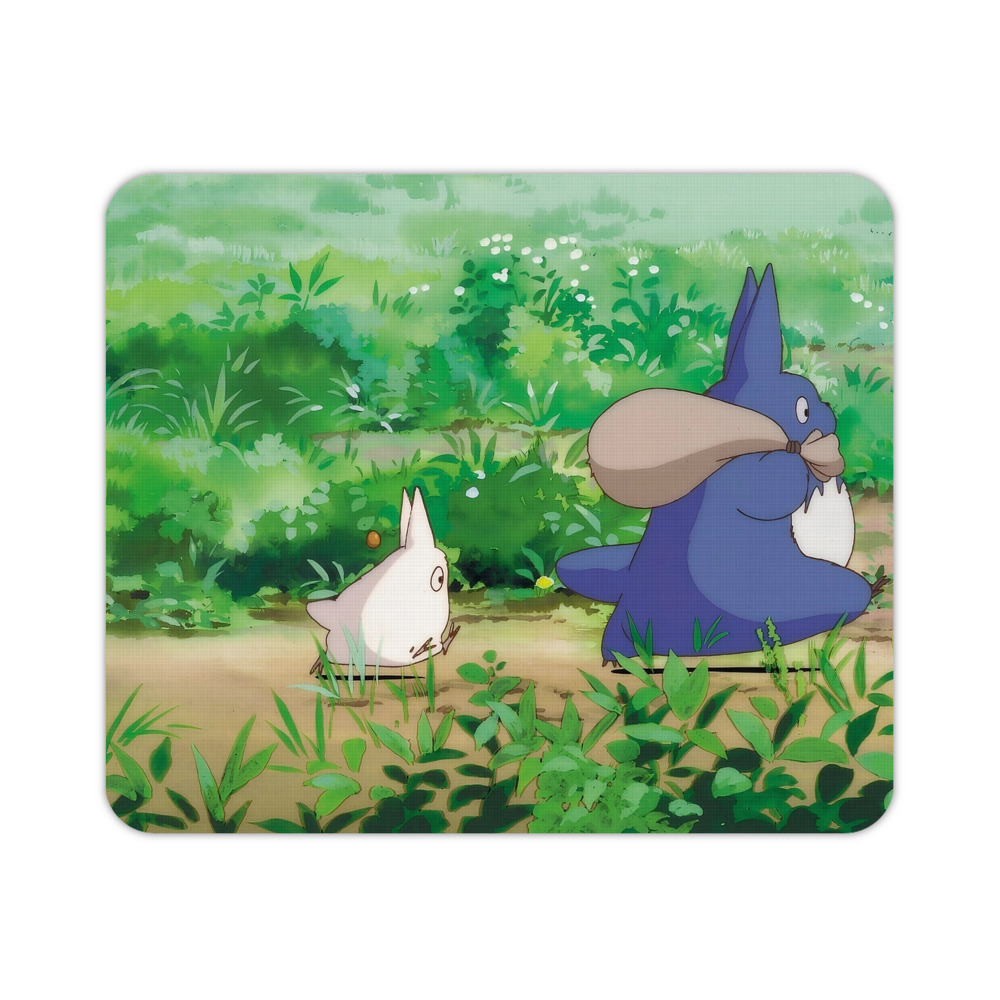 （画像用） となりのトトロ 草壁メイ 草壁サツキ My Neighbor Totoro Satsuki Kusakabe Mei Kusakabe マウスパッド ステッチ加工 ラバー素材 防水 滑り止め 超薄型 ゲーミング/オフィス対応