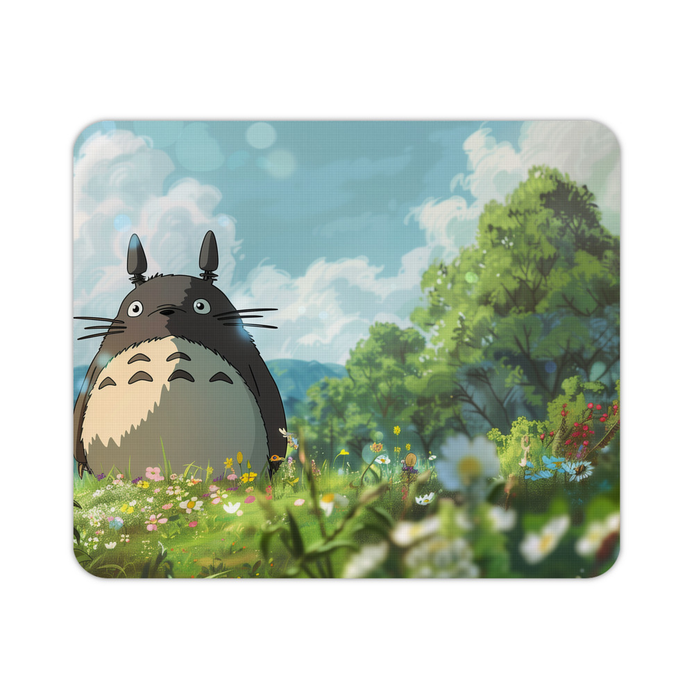 （画像用） となりのトトロ 草壁メイ 草壁サツキ My Neighbor Totoro Satsuki Kusakabe Mei Kusakabe マウスパッド ステッチ加工 ラバー素材 防水 滑り止め 超薄型 ゲーミング/オフィス対応