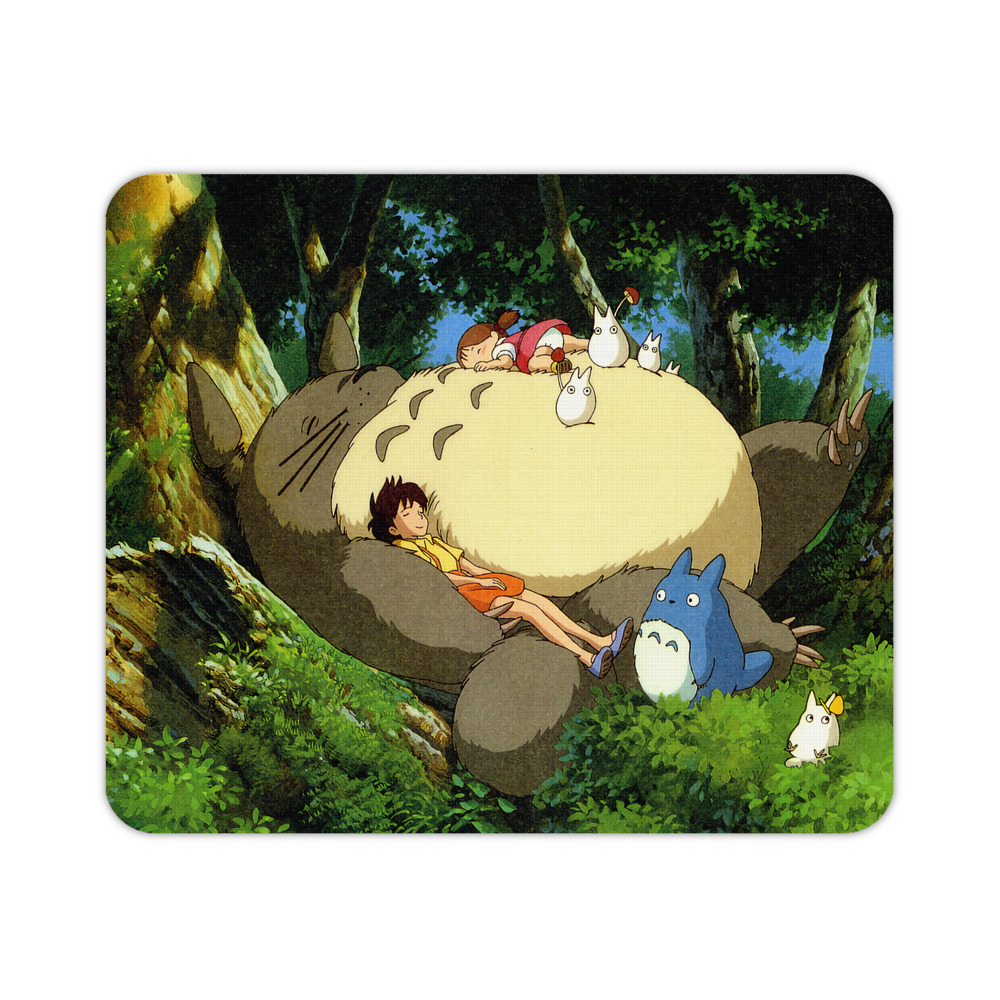 （画像用） となりのトトロ 草壁メイ 草壁サツキ My Neighbor Totoro Satsuki Kusakabe Mei Kusakabe マウスパッド ステッチ加工 ラバー素材 防水 滑り止め 超薄型 ゲーミング/オフィス対応