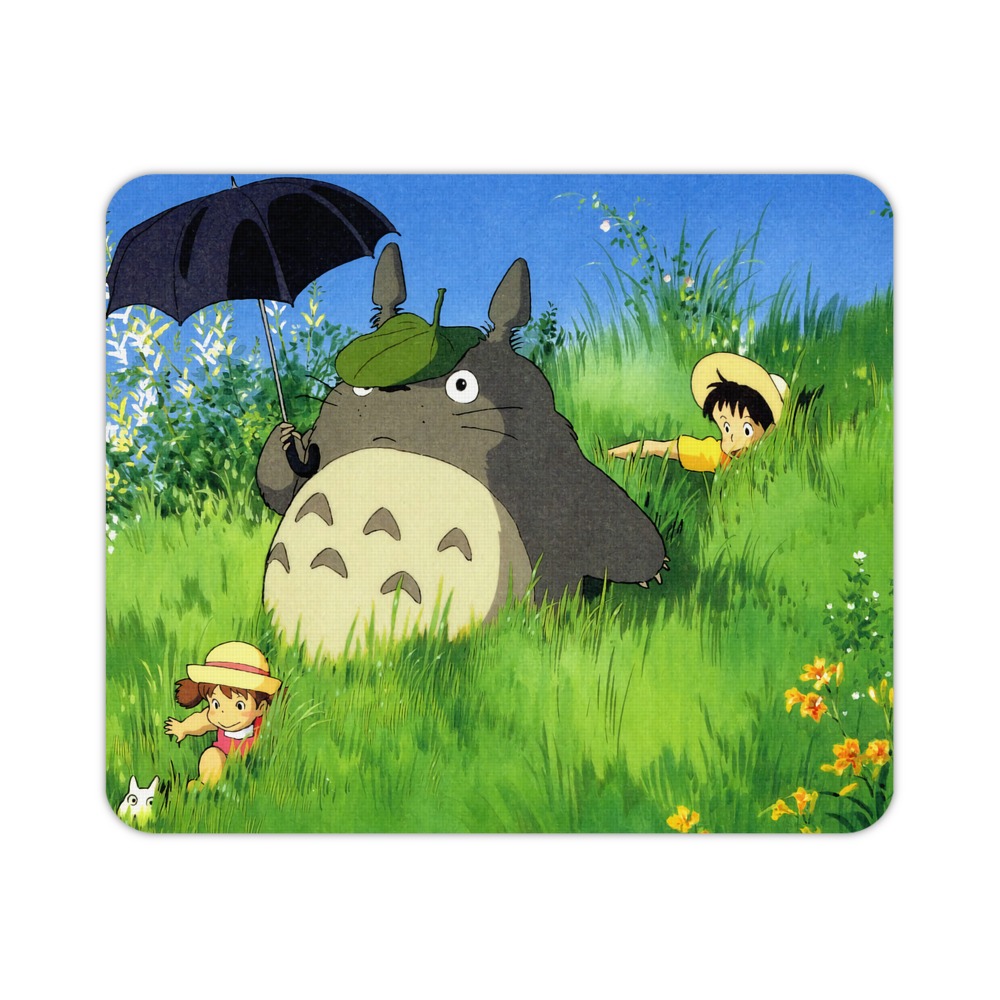 （画像用） となりのトトロ 草壁メイ 草壁サツキ My Neighbor Totoro Satsuki Kusakabe Mei Kusakabe マウスパッド ステッチ加工 ラバー素材 防水 滑り止め 超薄型 ゲーミング/オフィス対応