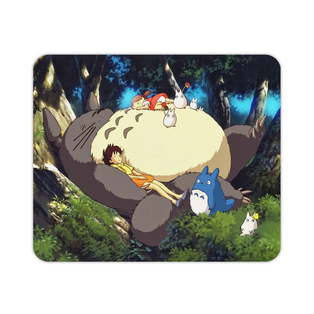 （画像用） となりのトトロ 草壁メイ 草壁サツキ My Neighbor Totoro Satsuki Kusakabe Mei Kusakabe マウスパッド ステッチ加工 ラバー素材 防水 滑り止め 超薄型 ゲーミング/オフィス対応