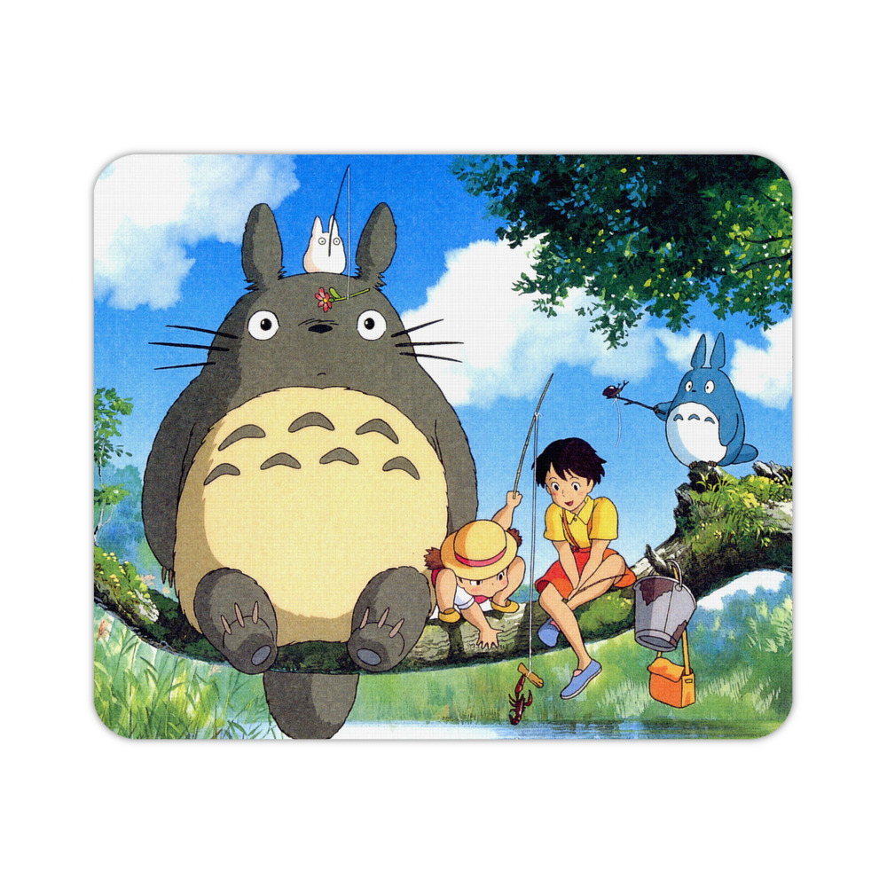 （画像用） となりのトトロ 草壁メイ 草壁サツキ My Neighbor Totoro Satsuki Kusakabe Mei Kusakabe マウスパッド ステッチ加工 ラバー素材 防水 滑り止め 超薄型 ゲーミング/オフィス対応