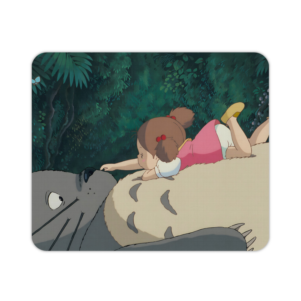 （画像用） となりのトトロ 草壁メイ 草壁サツキ My Neighbor Totoro Satsuki Kusakabe Mei Kusakabe マウスパッド ステッチ加工 ラバー素材 防水 滑り止め 超薄型 ゲーミング/オフィス対応
