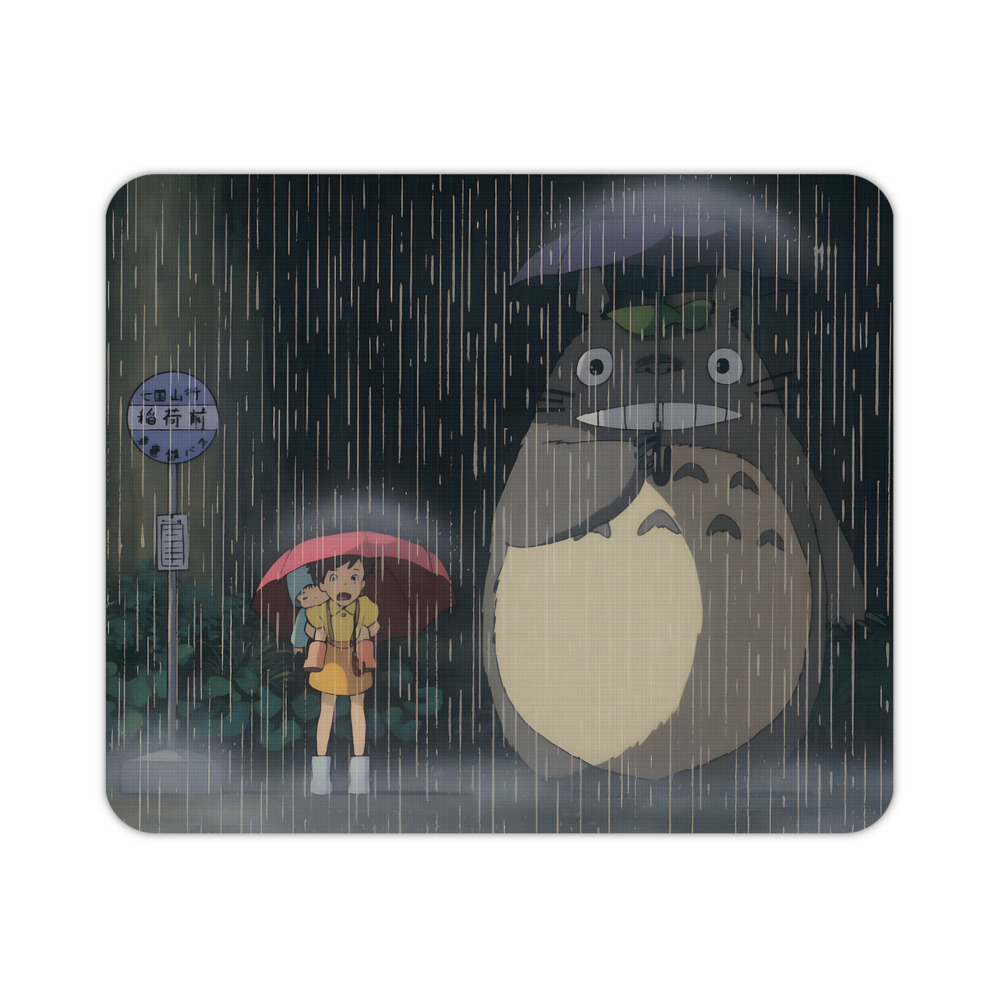 （画像用） となりのトトロ 草壁メイ 草壁サツキ My Neighbor Totoro Satsuki Kusakabe Mei Kusakabe マウスパッド ステッチ加工 ラバー素材 防水 滑り止め 超薄型 ゲーミング/オフィス対応