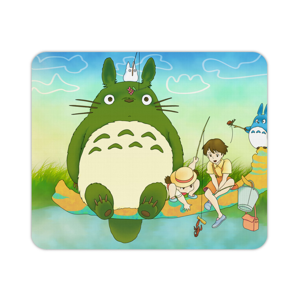 （画像用） となりのトトロ 草壁メイ 草壁サツキ My Neighbor Totoro Satsuki Kusakabe Mei Kusakabe マウスパッド ステッチ加工 ラバー素材 防水 滑り止め 超薄型 ゲーミング/オフィス対応