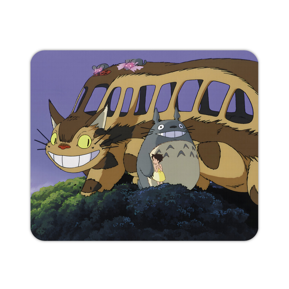 （画像用） となりのトトロ 草壁メイ 草壁サツキ My Neighbor Totoro Satsuki Kusakabe Mei Kusakabe マウスパッド ステッチ加工 ラバー素材 防水 滑り止め 超薄型 ゲーミング/オフィス対応
