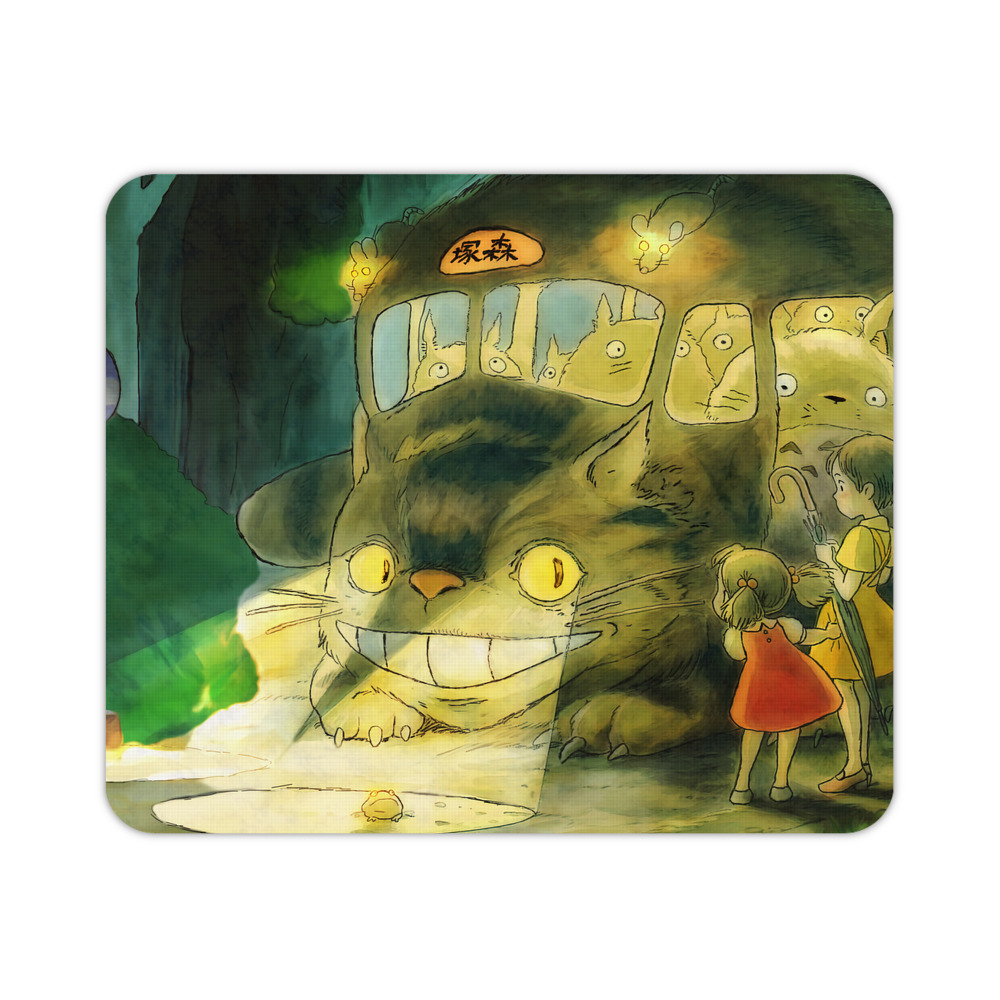 （画像用） となりのトトロ 草壁メイ 草壁サツキ My Neighbor Totoro Satsuki Kusakabe Mei Kusakabe マウスパッド ステッチ加工 ラバー素材 防水 滑り止め 超薄型 ゲーミング/オフィス対応