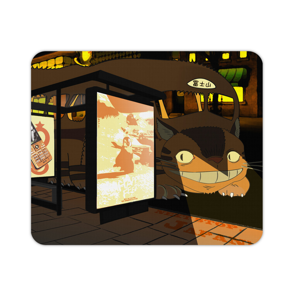 （画像用） となりのトトロ 草壁メイ 草壁サツキ My Neighbor Totoro Satsuki Kusakabe Mei Kusakabe マウスパッド ステッチ加工 ラバー素材 防水 滑り止め 超薄型 ゲーミング/オフィス対応
