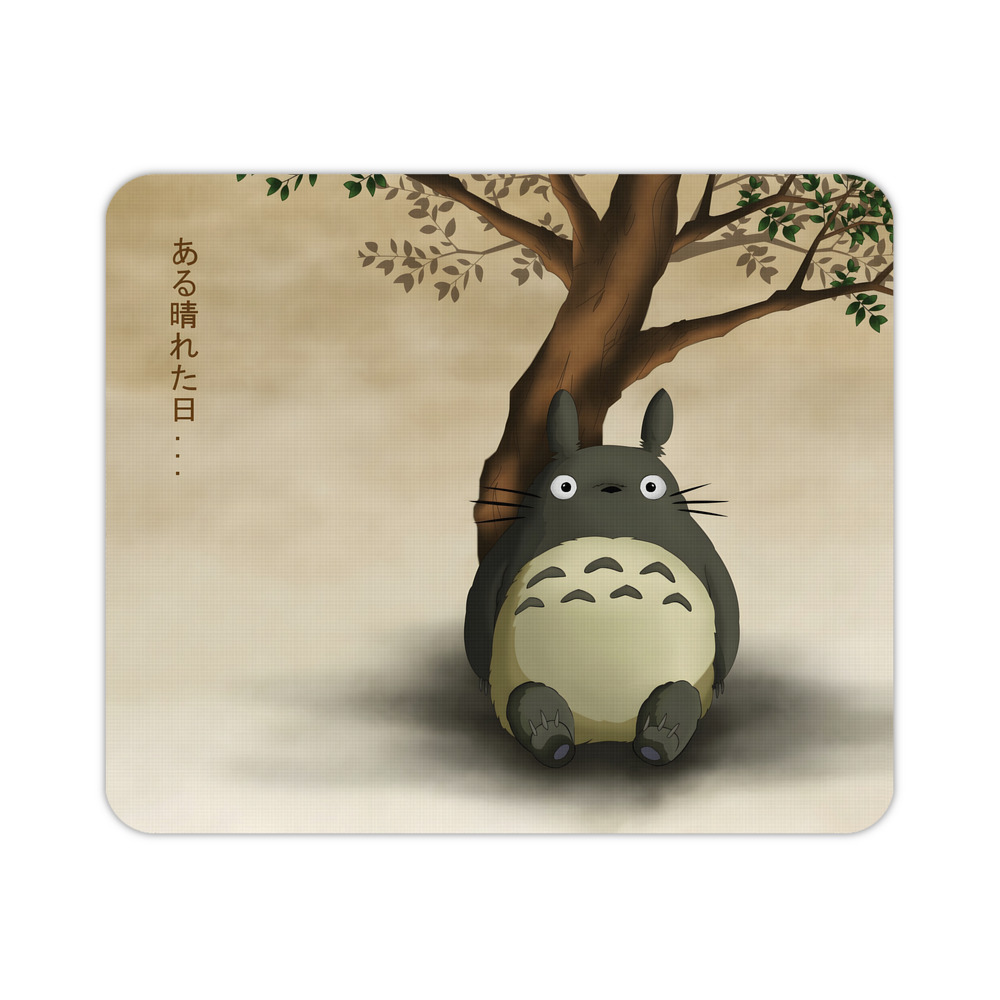 （画像用） となりのトトロ 草壁メイ 草壁サツキ My Neighbor Totoro Satsuki Kusakabe Mei Kusakabe マウスパッド ステッチ加工 ラバー素材 防水 滑り止め 超薄型 ゲーミング/オフィス対応