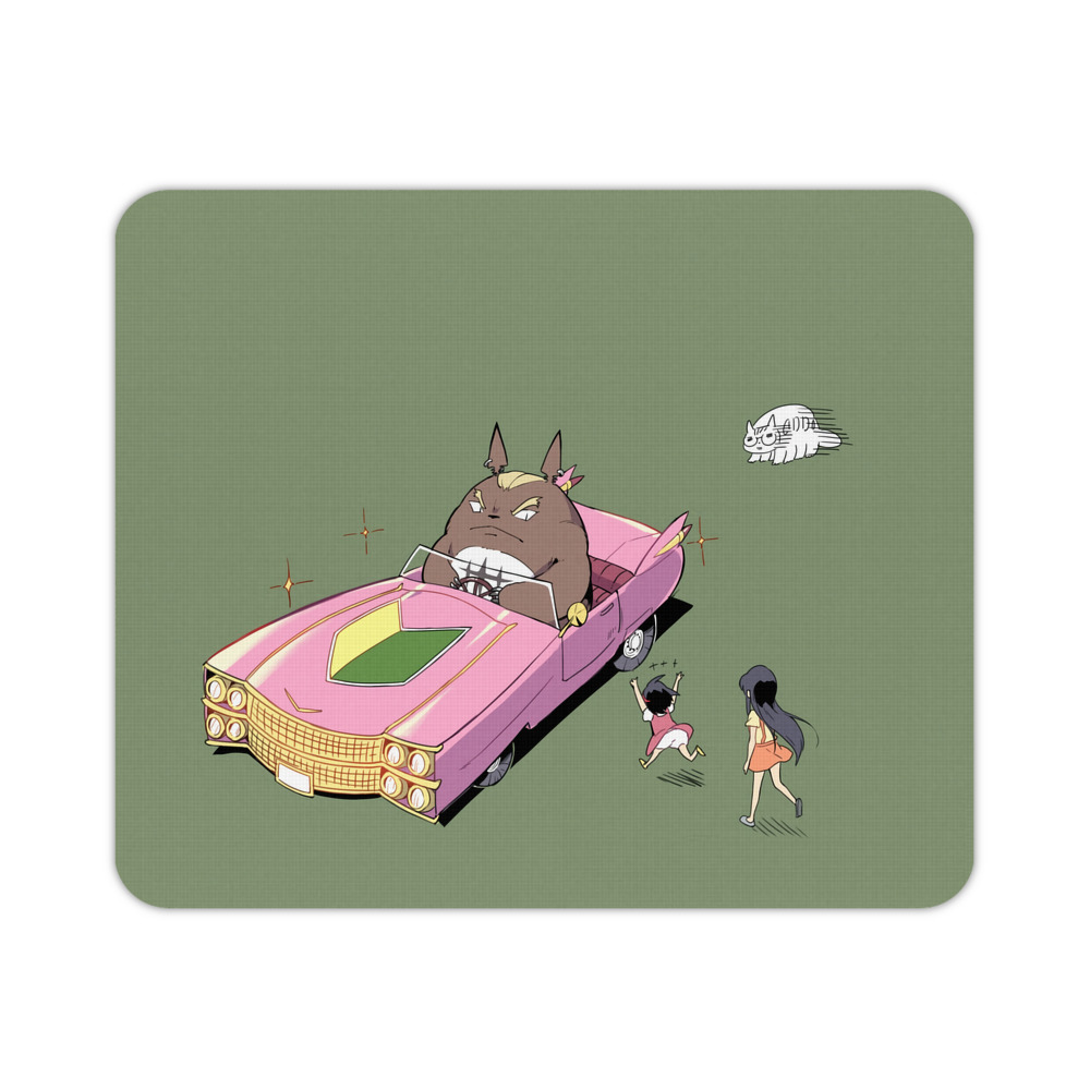 （画像用） となりのトトロ 草壁メイ 草壁サツキ My Neighbor Totoro Satsuki Kusakabe Mei Kusakabe マウスパッド ステッチ加工 ラバー素材 防水 滑り止め 超薄型 ゲーミング/オフィス対応