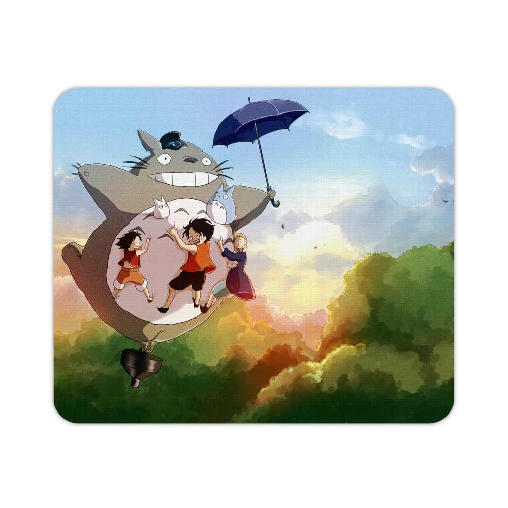 （画像用） となりのトトロ 草壁メイ 草壁サツキ My Neighbor Totoro Satsuki Kusakabe Mei Kusakabe マウスパッド ステッチ加工 ラバー素材 防水 滑り止め 超薄型 ゲーミング/オフィス対応