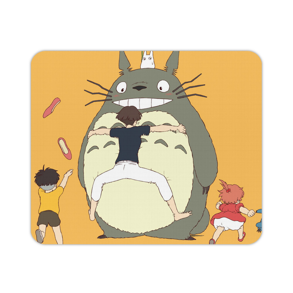 （画像用） となりのトトロ 草壁メイ 草壁サツキ My Neighbor Totoro Satsuki Kusakabe Mei Kusakabe マウスパッド ステッチ加工 ラバー素材 防水 滑り止め 超薄型 ゲーミング/オフィス対応