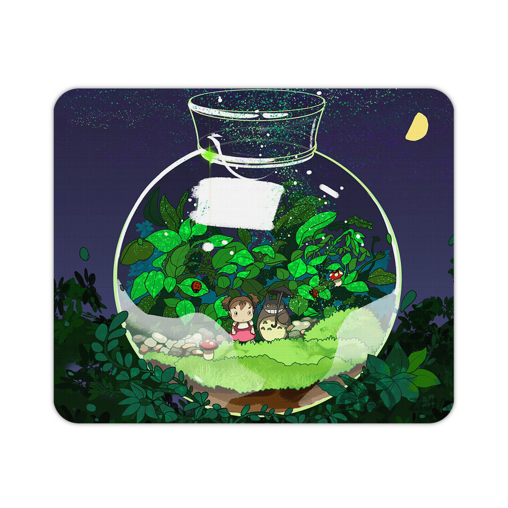 （画像用） となりのトトロ 草壁メイ 草壁サツキ My Neighbor Totoro Satsuki Kusakabe Mei Kusakabe マウスパッド ステッチ加工 ラバー素材 防水 滑り止め 超薄型 ゲーミング/オフィス対応