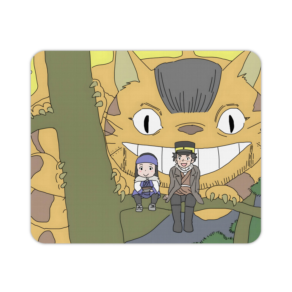 （画像用） となりのトトロ 草壁メイ 草壁サツキ My Neighbor Totoro Satsuki Kusakabe Mei Kusakabe マウスパッド ステッチ加工 ラバー素材 防水 滑り止め 超薄型 ゲーミング/オフィス対応