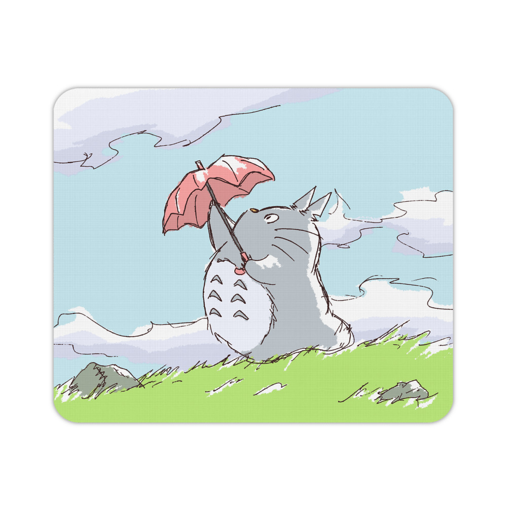 （画像用） となりのトトロ 草壁メイ 草壁サツキ My Neighbor Totoro Satsuki Kusakabe Mei Kusakabe マウスパッド ステッチ加工 ラバー素材 防水 滑り止め 超薄型 ゲーミング/オフィス対応