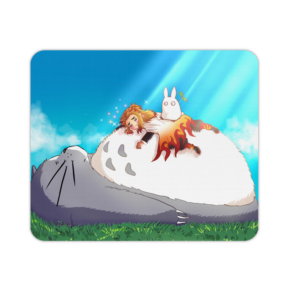 （画像用） となりのトトロ 草壁メイ 草壁サツキ My Neighbor Totoro Satsuki Kusakabe Mei Kusakabe マウスパッド ステッチ加工 ラバー素材 防水 滑り止め 超薄型 ゲーミング/オフィス対応