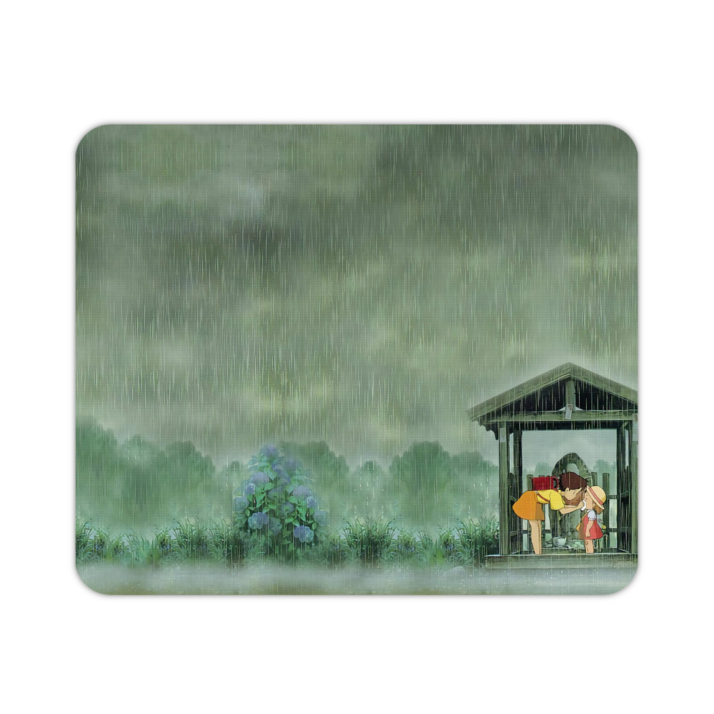 （画像用） となりのトトロ 草壁メイ 草壁サツキ My Neighbor Totoro Satsuki Kusakabe Mei Kusakabe マウスパッド ステッチ加工 ラバー素材 防水 滑り止め 超薄型 ゲーミング/オフィス対応