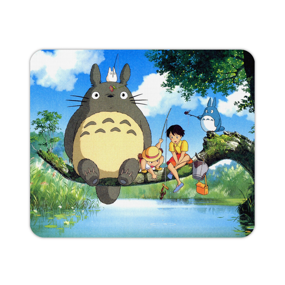 （画像用） となりのトトロ 草壁メイ 草壁サツキ My Neighbor Totoro Satsuki Kusakabe Mei Kusakabe マウスパッド ステッチ加工 ラバー素材 防水 滑り止め 超薄型 ゲーミング/オフィス対応